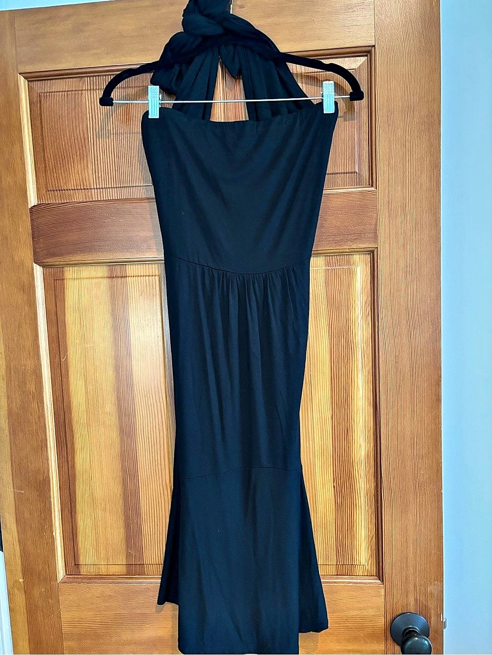 Boden Black Maxi Dress Size Large Like New